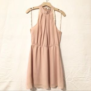 Romantic Forever21 blush slip dress